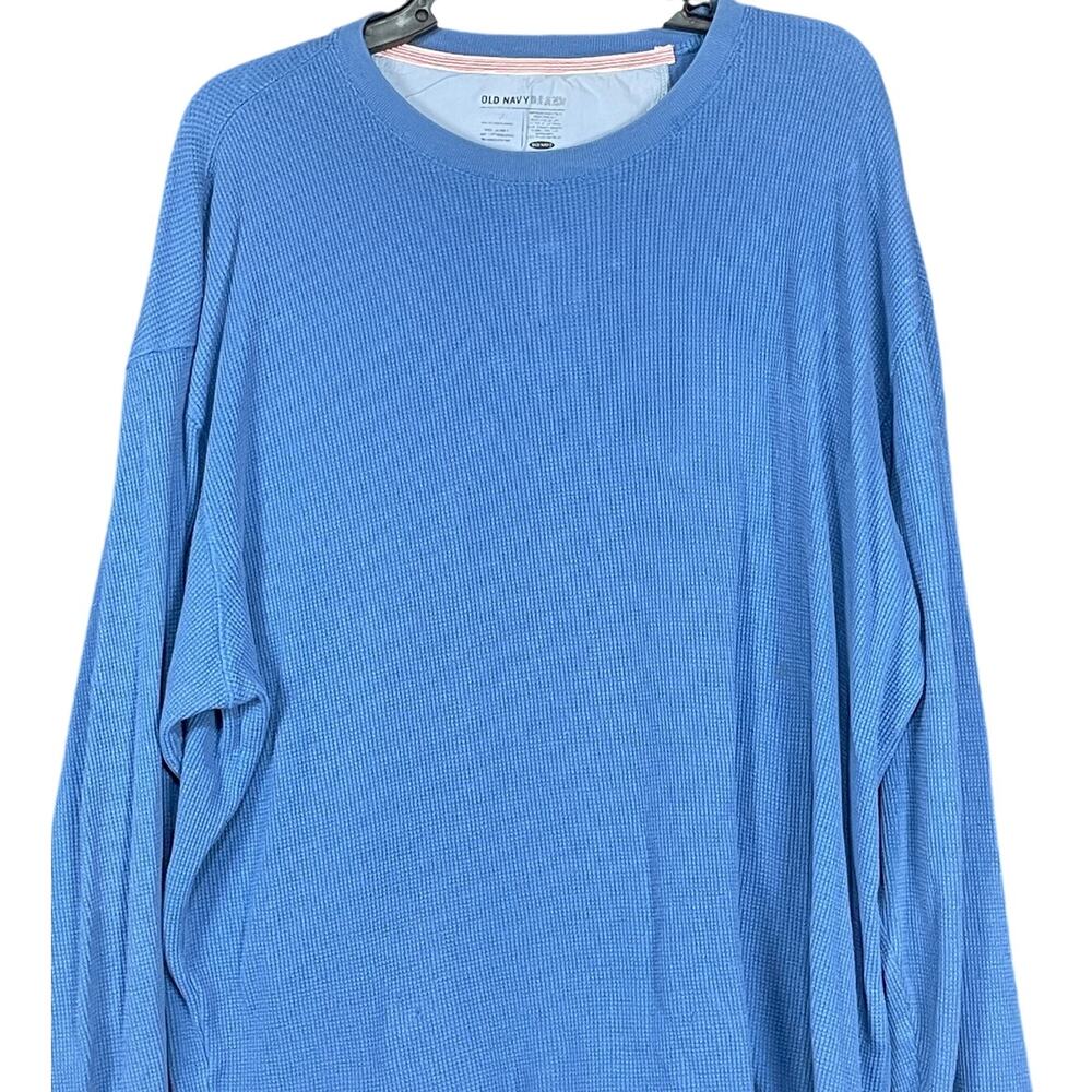 Old Navy Men's woven long sleeve thermal top  Lg Size